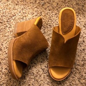 Kork-Ease Suede Mule Sandals
